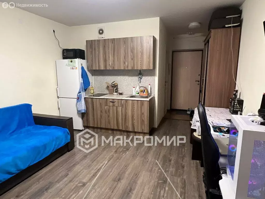 Квартира-студия: Виллозское городское поселение, посёлок Новогорелово, ... - Фото 2