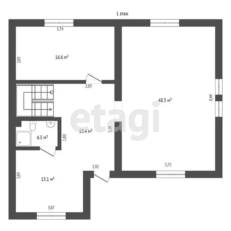 Дом в Ялуторовск, улица Н. Кузнецова (200 м) - Фото 1