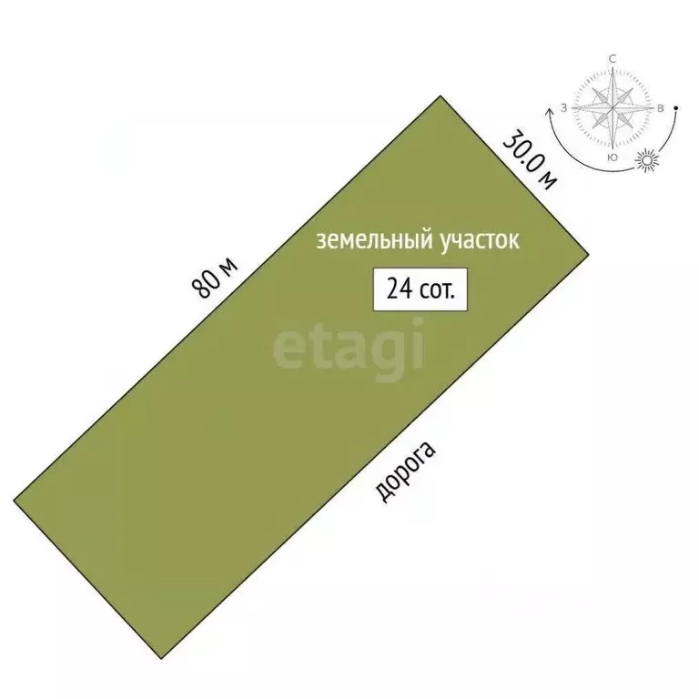 Участок в Крым, Феодосия ш. Керченское (24.0 сот.) - Фото 2