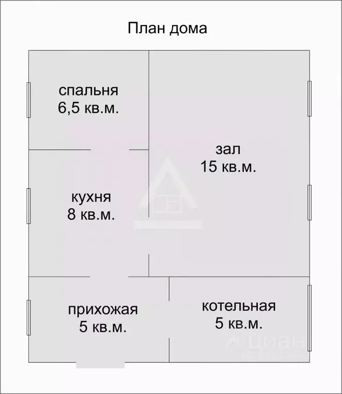 Дом в Челябинская область, Коркинский муниципальный округ, Роза рп ул. ... - Фото 1