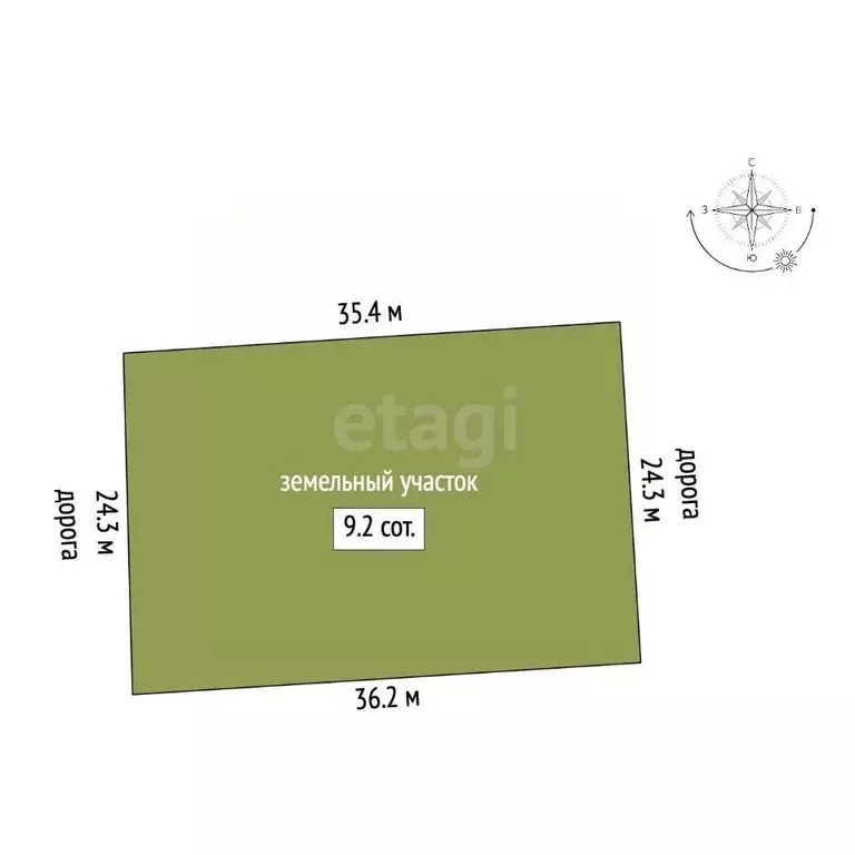 Участок в Башкортостан, Стерлитамакский район, Казадаевский сельсовет, ... - Фото 2