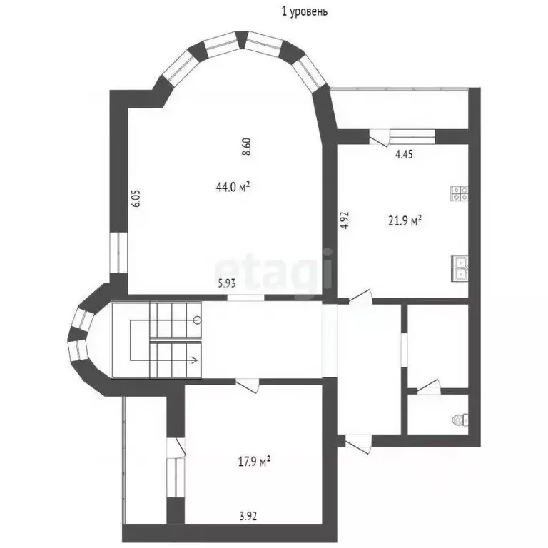 5-к кв. Тюменская область, Тюмень Елецкая ул., 3 (243.0 м) - Фото 2