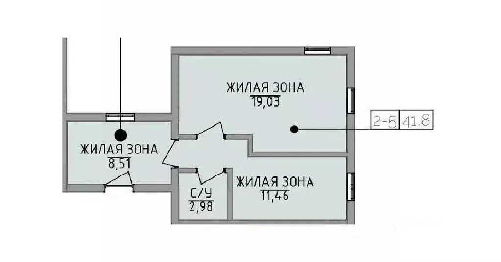 Свободной планировки кв. Крым, Алушта ул. Володарского, 9 (41.9 м) - Фото 1