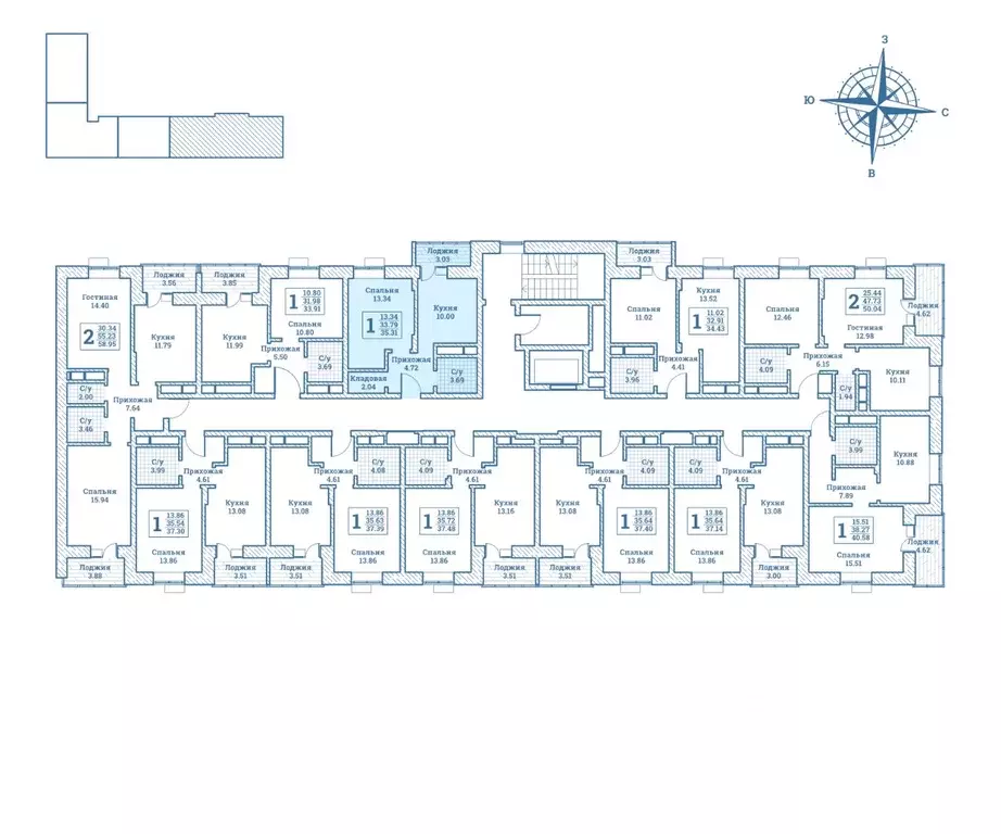 1-к кв. Московская область, Щелково городской округ, Монино пгт ... - Фото 2