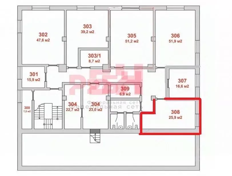 Офис в Свердловская область, Екатеринбург просп. Ленина, 50Л (26 м) - Фото 2