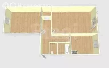 2-комнатная квартира: Южно-Сахалинск, Железнодорожная улица, 79А (44.9 ... - Фото 0