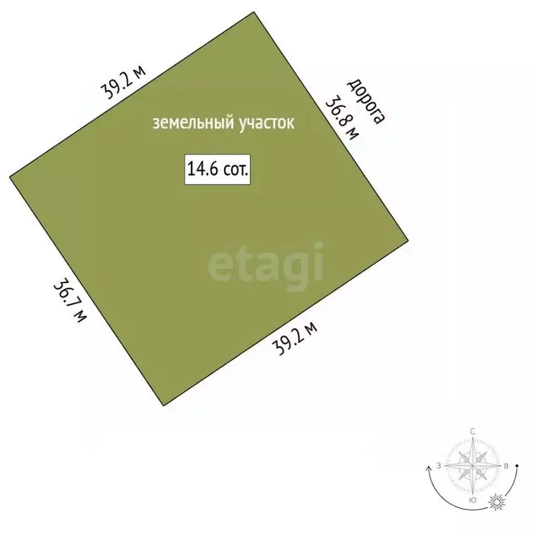 Участок в Калужская область, Перемышльский муниципальный округ, ... - Фото 1