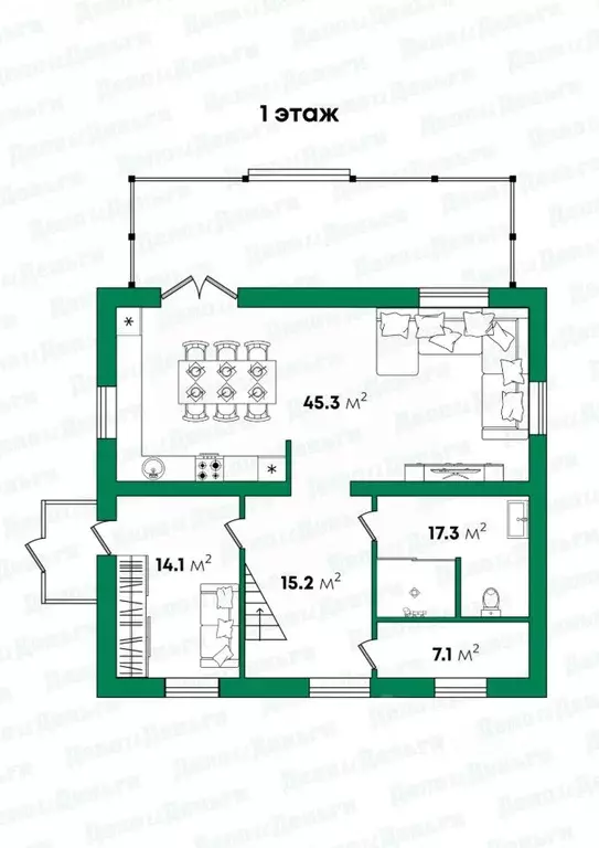 Коттедж в Кировская область, Киров городской округ, пос. Садаковский ... - Фото 1