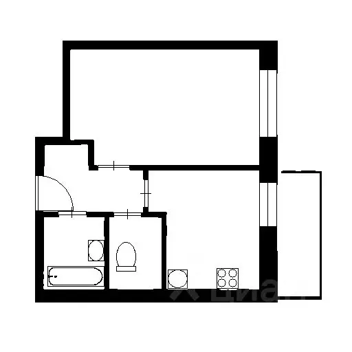 1-к кв. Ленинградская область, Кудрово г. Всеволожский район, ... - Фото 2