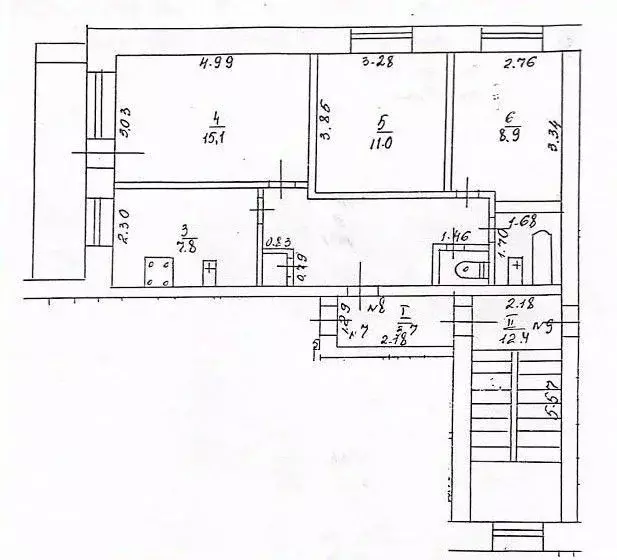 3-к кв. Нижегородская область, Кстово Береговая ул., 9 (61.3 м) - Фото 2