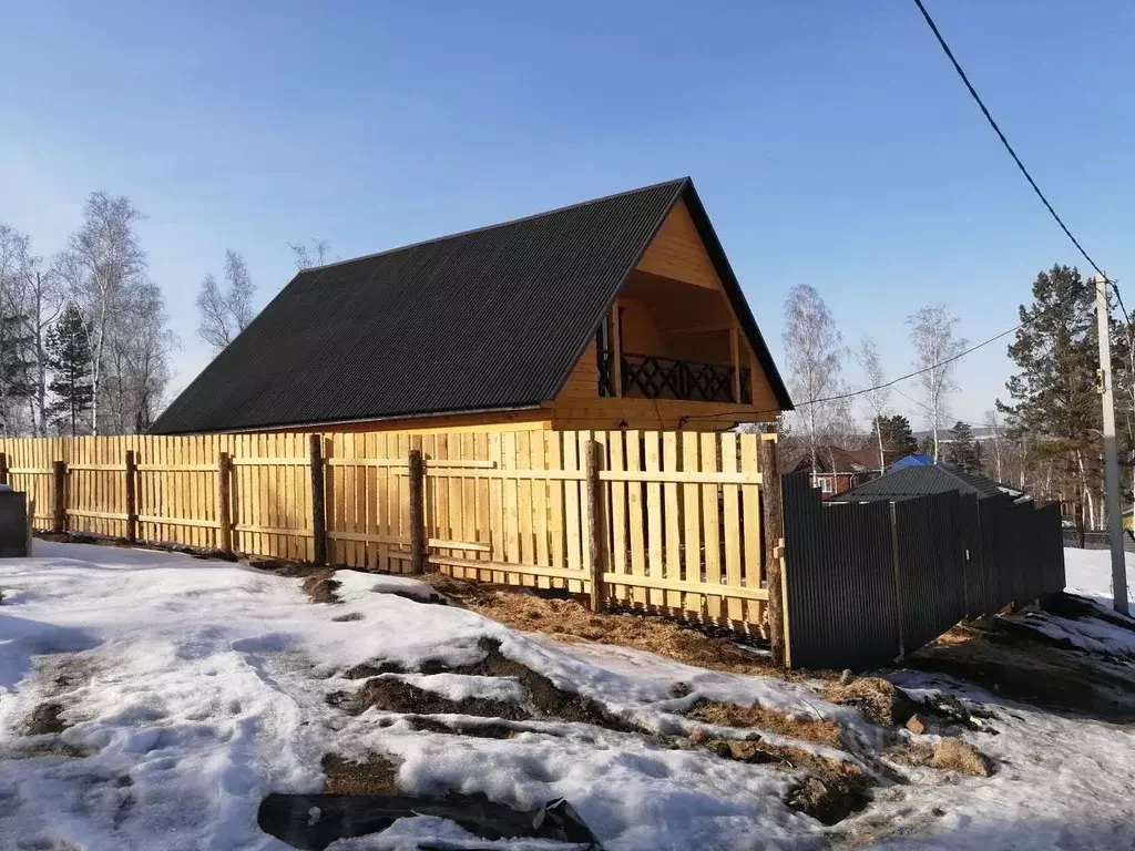 Дом в Иркутская область, Иркутский район, с. Смоленщина пер. Гагарина ... - Фото 0