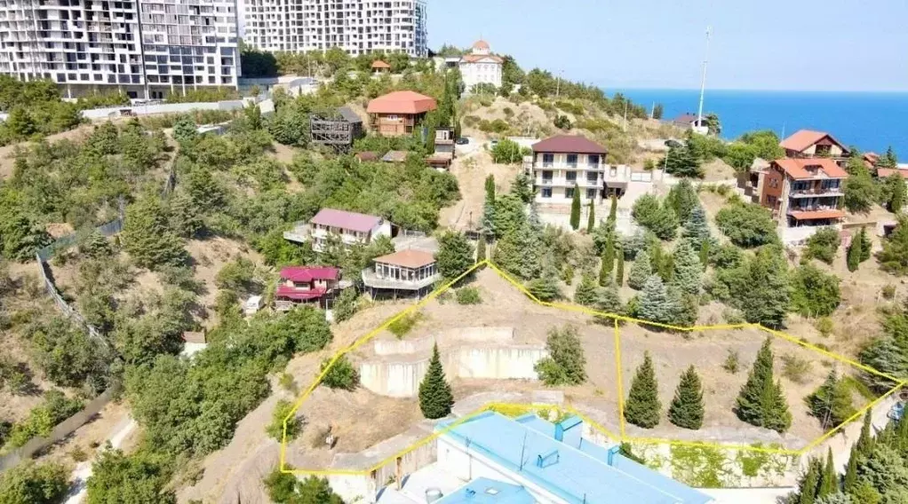 Участок в Крым, Алушта муниципальный округ, пос. Семидворье  (15.0 ... - Фото 1