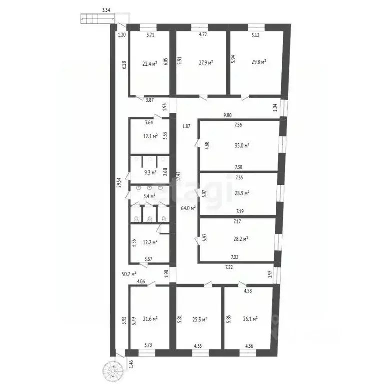 Помещение свободного назначения в Тюменская область, Тюмень ул. ... - Фото 2