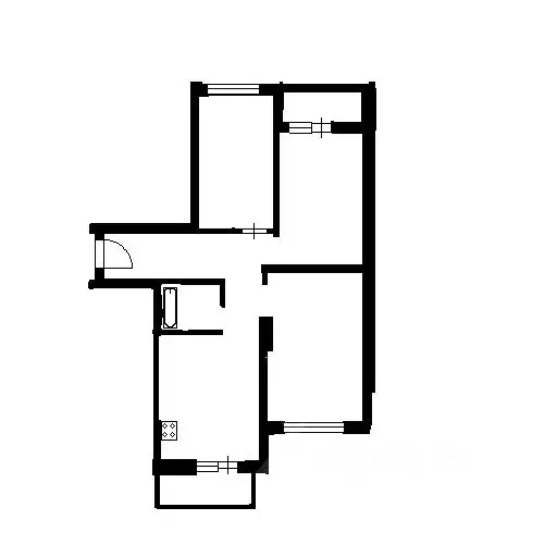 3-к кв. Воронежская область, Воронеж ул. Артамонова, 34Ж (75.0 м) - Фото 2