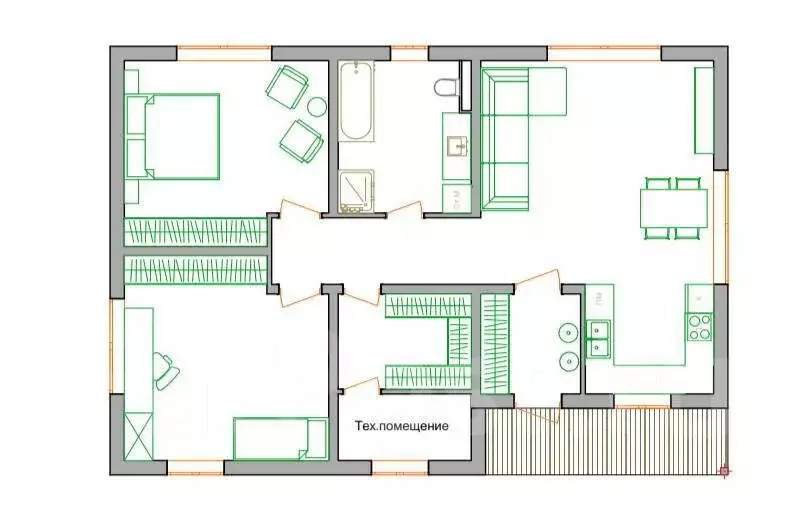 Дом в Приморский край, Артём (107 м) - Фото 1