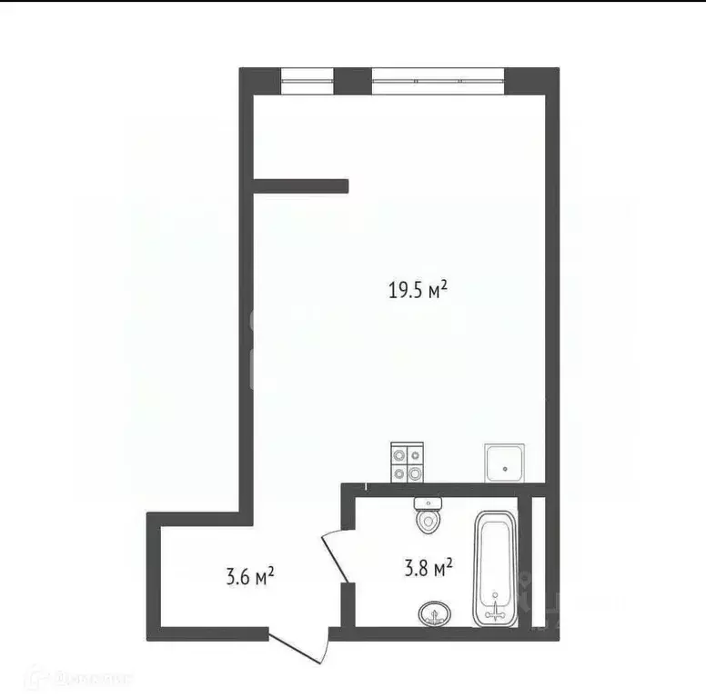 Студия Тюменская область, Тюменский муниципальный округ, д. Дербыши ... - Фото 2