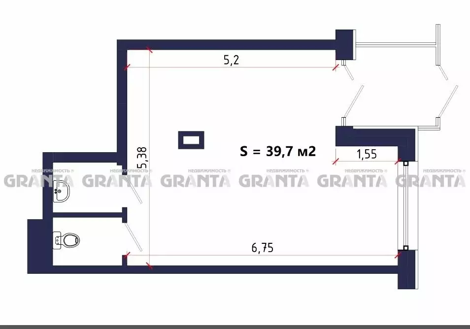Помещение свободного назначения (40 м) - Фото 2
