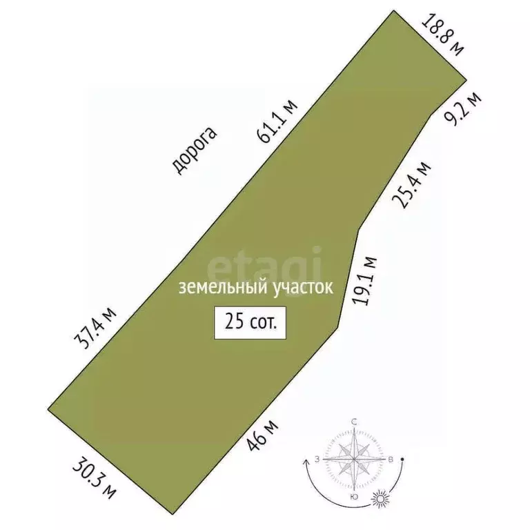 Участок в Вологодская область, Шекснинский муниципальный округ, д. ... - Фото 2