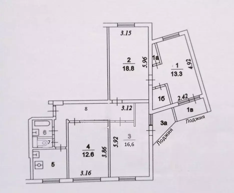 4-к кв. Москва Вешняковская ул., 5К4 (90.0 м) - Фото 0