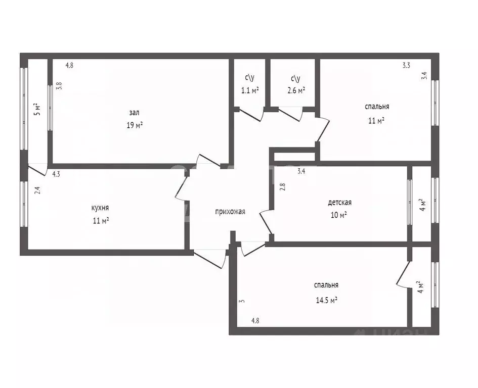 4-к кв. Дагестан, Дербентский район, с. Джалган ул. Дагестанская, 13 ... - Фото 2