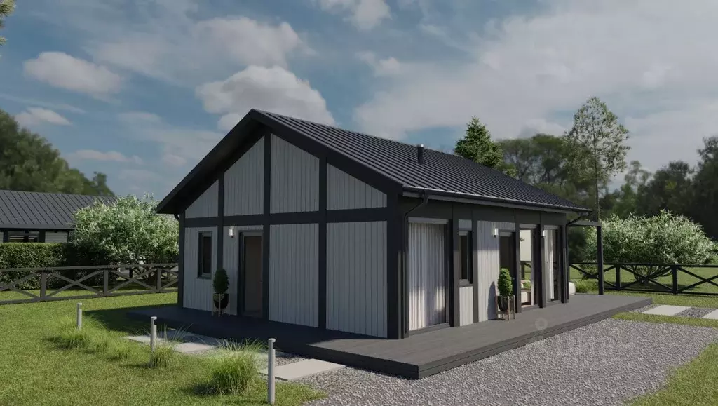 Дом в Омская область, Омский район, Новотроицкое с/пос, Белояр кп ул. ... - Фото 2