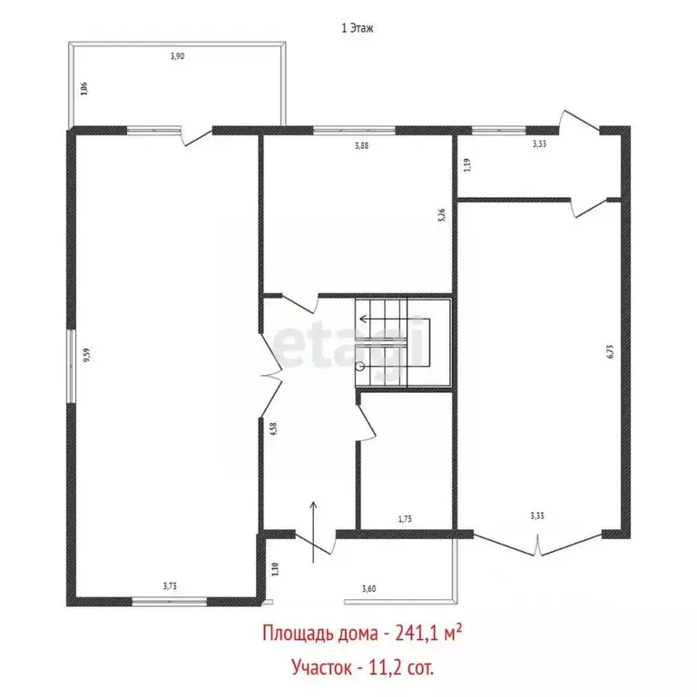 Дом в Свердловская область, Белоярский пгт ул. Лазурная, 34 (241 м) - Фото 2