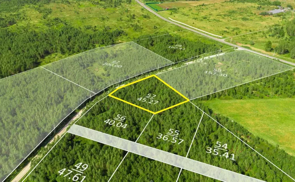 Участок в Калужская область, Тарусский муниципальный округ, Похвиснево ... - Фото 2