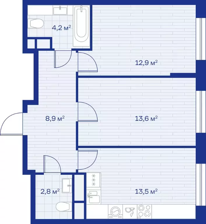 2-к кв. Московская область, Красногорск городской округ, д. Аристово  ... - Фото 1