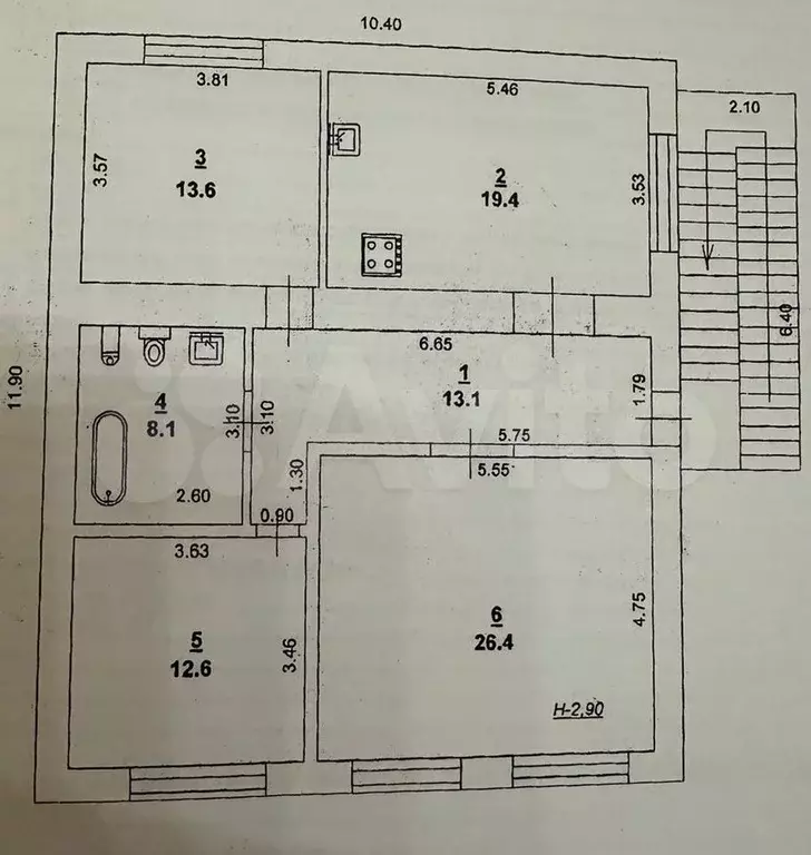 таунхаус 95 м на участке 2 сот. - Фото 0