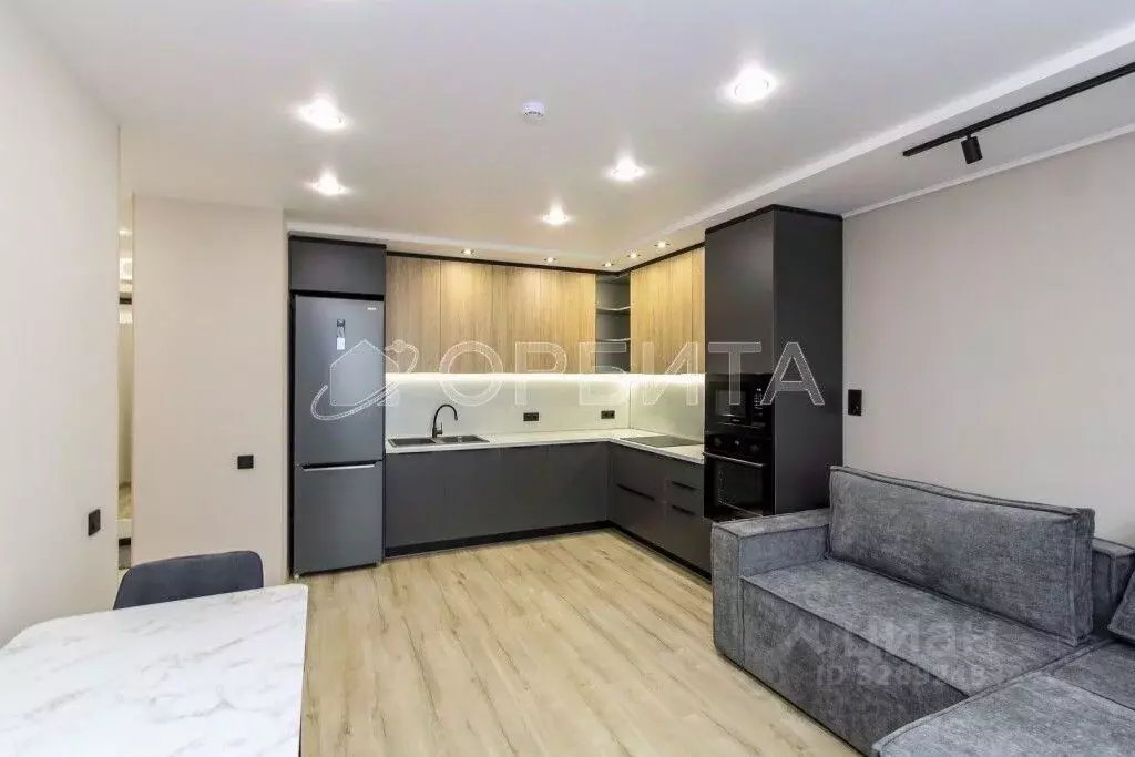 1-к кв. Тюменская область, Тюмень ул. Лесопарковая, 1к1 (38.0 м) - Фото 2