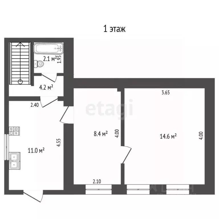 Дом в Крым, Симферополь ул. Бориса Хохлова (106 м) - Фото 2