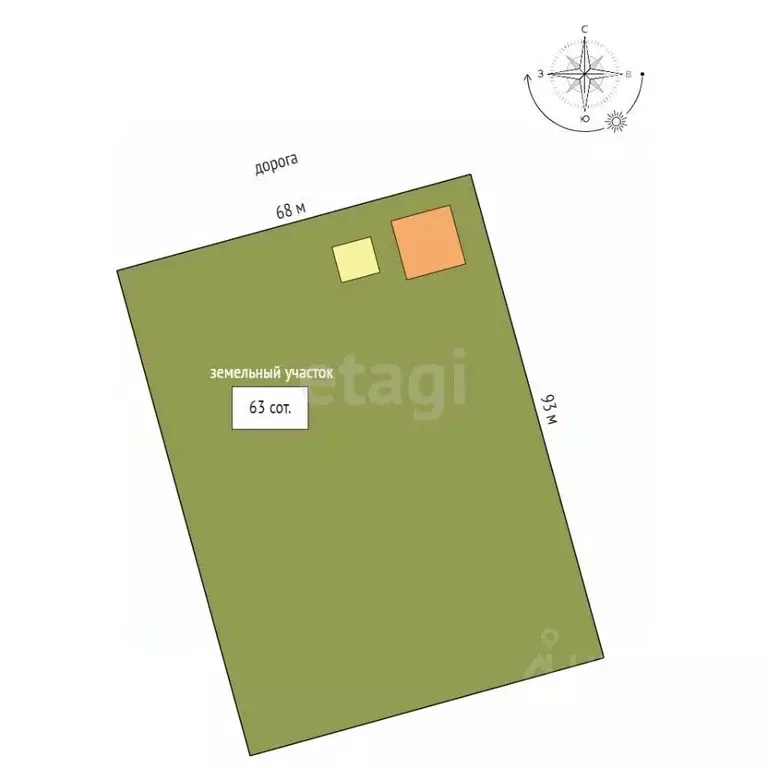 Дом в Марий Эл, Сернурский район, Дубниковское с/пос, д. Тимино ул. ... - Фото 2