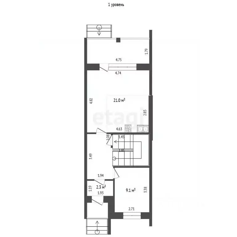4-к кв. Москва ул. Харлампиева, 28к1 (135.0 м) - Фото 2