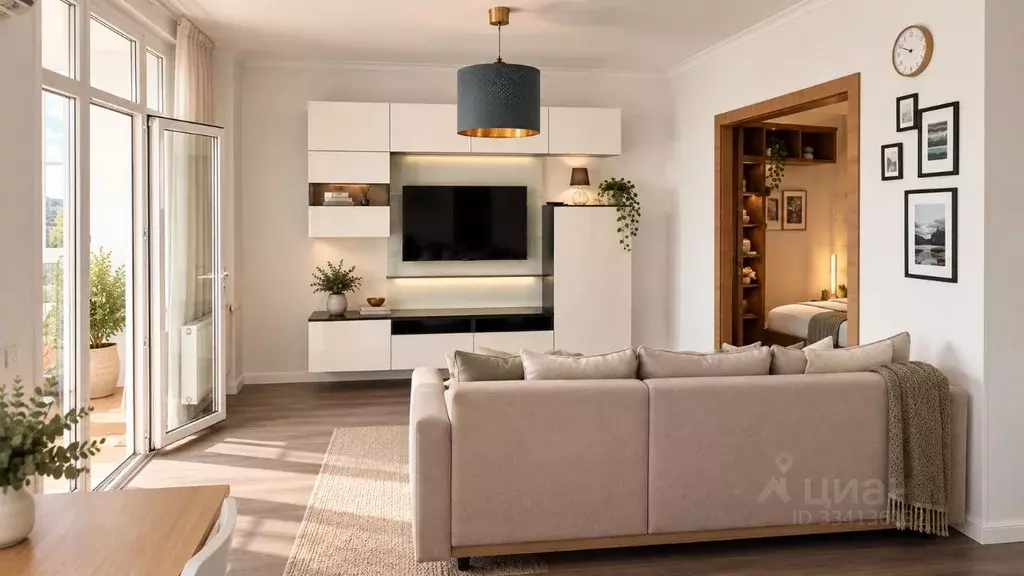 Студия Москва Братиславская ул., 6 (40.0 м) - Фото 2