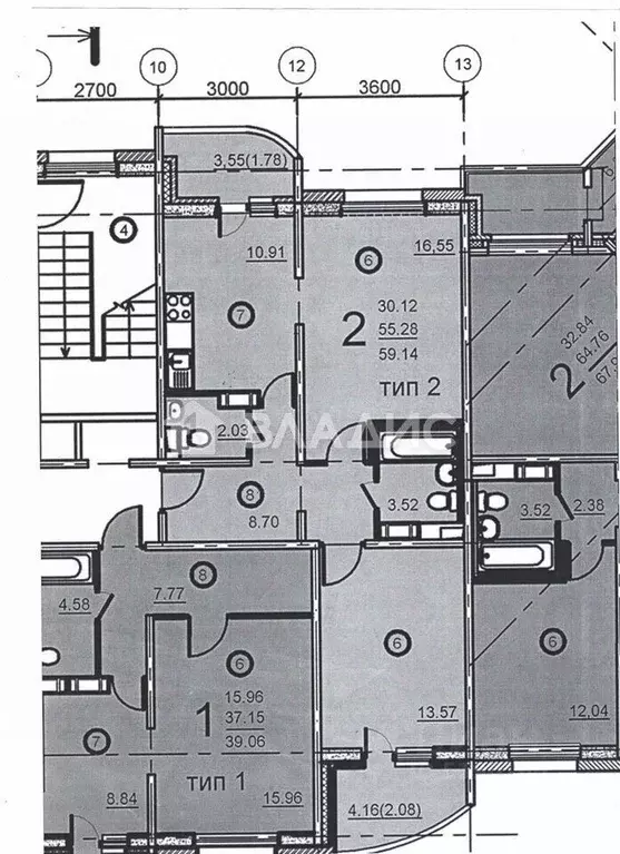 2-к кв. Московская область, Воскресенск Центральный мкр, ул. ... - Фото 2
