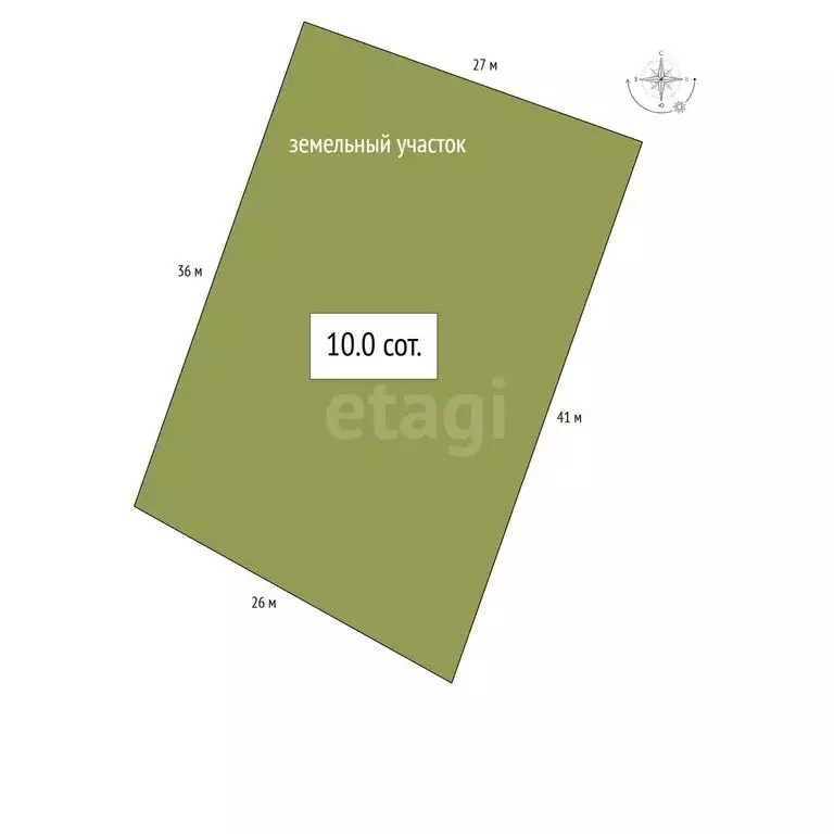 Участок в Бердск, микрорайон Раздольный (10 м) - Фото 0