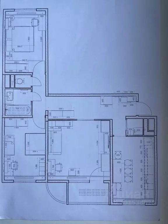 3-к кв. Московская область, Ленинский городской округ, Дрожжино пгт ... - Фото 2