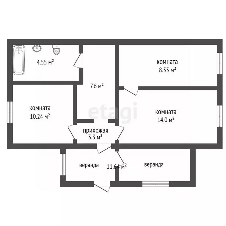 Дом в Ярославская область, Ростовский муниципальный округ, Петровское ... - Фото 2