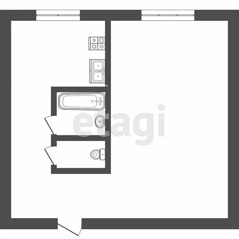 1-комнатная квартира: Саранск, Серадзская улица, 25 (33.2 м) - Фото 1