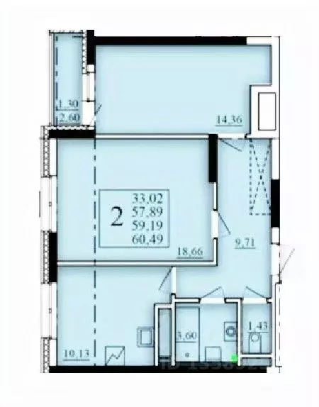 2-к кв. Башкортостан, Уфа Затон-Восточный жилрайон, Паруса жилой ... - Фото 1