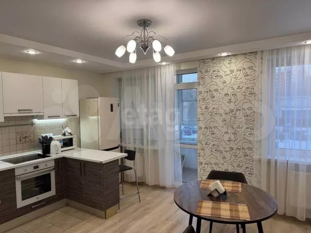 1-к. квартира, 55 м, 2/25 эт. - Фото 1