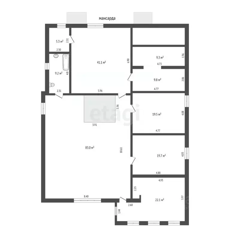 Дом в Марий Эл, Йошкар-Ола ул. Мосолова, 10 (350 м) - Фото 1