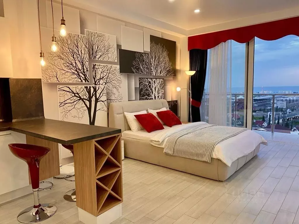 Студия Краснодарский край, Сочи Миндальная ул., 20/5 (50.0 м) - Фото 2