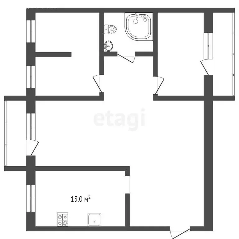3-комнатная квартира: Ярославль, проспект Машиностроителей, 7 (86 м) - Фото 1