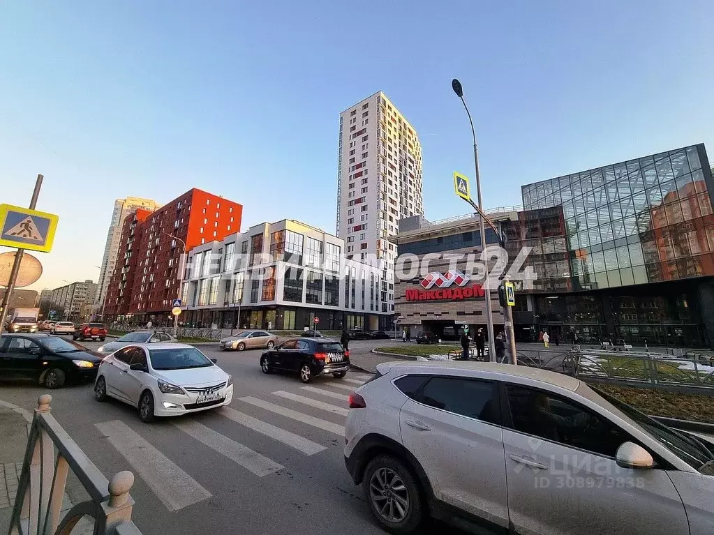 Торговая площадь в Свердловская область, Екатеринбург ул. Тверитина, ... - Фото 1