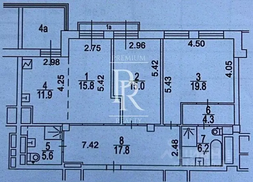 3-к кв. Москва Староволынская ул., 15к1 (102.0 м) - Фото 1