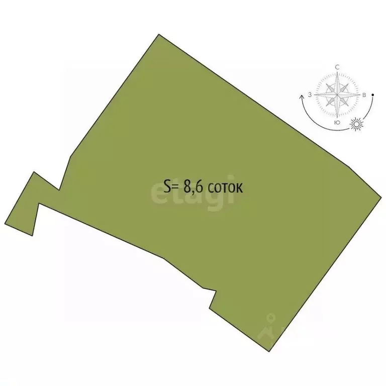 Участок в Новосибирская область, Новосибирск ул. Маковского, 35 (8.6 ... - Фото 1