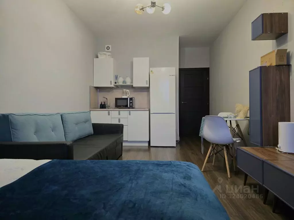 Студия Санкт-Петербург ул. Плесецкая, 20к1 (23.9 м) - Фото 1