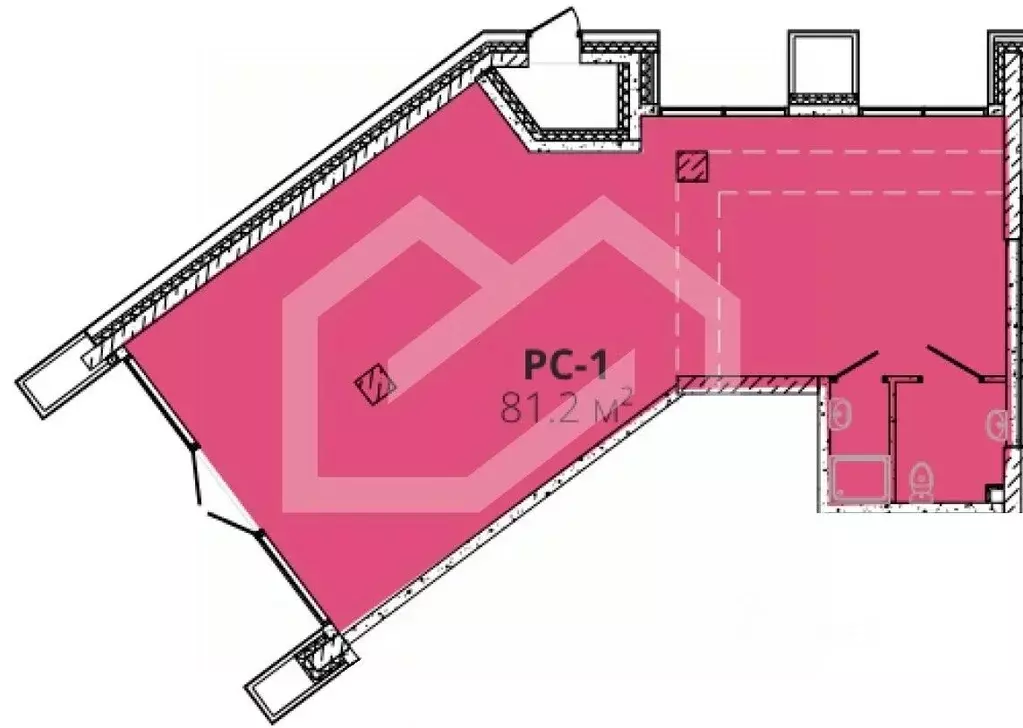 Помещение свободного назначения в Москва Стоун Райс жилой комплекс (81 ... - Фото 2