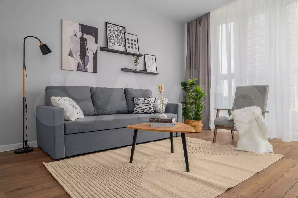 Квартира-студия, 35,2 м, 6/16 эт. - Фото 1